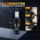 Zyvirexa 921 LED Reverse Light Bulbs Compatible For Nissan Altima 1998-2023, White Light, Plug and Play, Pack of 2