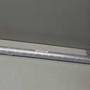 Haton Window Privacy Film Decorative Frosted Glass Window Film, Sun Blocking Stained Glass Clings, Static Cling Removable Stickers for Home Door Coverings, Lattice Pattern 23.6" x 78.7" (Clear)