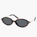 HERJOUR Retro Oval Sunglasses for Women Men Small Round Sunnies Y2k Trendy AR82376