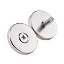 30 Pieces 10 x 3mm with 3mm Countersunk Hole Disc Fastener Magnets Rare Earth Refrigerator Neodymium Magnets - 0.4 inch D x 0.11 inch H with 0.11 inch D Screw Hole