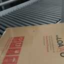 LOAAO 32X32 Inch Black Metal Framed Bathroom Mirror for Wall, Matte Black Bathroom Vanity Mirror Farmhouse, Anti-Rust, Hangs Horizontally or Vertically