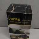 Small Portable Space Heater for Indoor Use - VOCRS 1500W PTC Electric Heater with Thermostat, Remote Control, 12H Timer, Eco and Fan Mode, Rapid and Safe Heating for Bedroom, Office