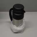 Creamer Pitcher for Coffee,0.75L/25 Oz Thermal Coffee Carafe,Stainless Steel Coffee Carafes for Keeping Hot and Cold,Double-Wall Design,12-Hour Hot & Cold,Leak-Proof,Portable for Travel,Camping,Office