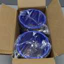 4" X 6" Silicone Charge Air Cooler Hump Hose with T-Bolt Clamps Set, 4 inch ID Turbo, Air Intake and Intercooler CAC Hose Kit for Semi Trucks,2PCS Blue