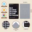 Do It Anyway Motivational Metal Wall Art Consistency Quote Vintage Tin Sign for Home Gym Decor, Workout Room, Fitness Studio and Office,12x8 Inch Inspirational Gift for Men Women