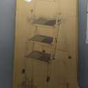 Urackify 3 Step Ladder, Portable Folding Ladder for Multi-Purpose, Home, Kitchen, Heavy Sturdy Steel Step Stool with Handrail, Anti-Slip Wide Pedals, Safe-Lock Design, Pass 500lbs Load Testing, Black