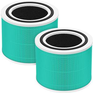 2 Pack Core 300 Replacement Filter for LEVOIT Core 300 and Core 300S Air Purifier, 3-in-1 Core 300 Toxin Absorber Filter Efficiency Activated Carbon Filtration System, Core 300-RF-TX