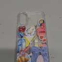 Compatible with iPhone 16 Case,Clear Four Corner Shockproof Airbags,Ultra-Thin Anti-Slip Design Military-Grade Protection Case - Oyster Wine Glass Bow Lobster