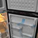 Frigidaire EFR753, 2 Door Apartment Size Refrigerator with Freezer, Retro Chrome Handle, 7.5 cu ft, Platinum Series, Stainless steel, 7.5 (Silver)