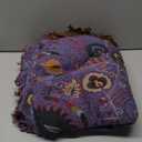 Boho Throw Blanket for Bed,100% Ultra Cotton Soft Breathable Bed Throw Floral Printed Farmhouse Decor Rustic Bed Throws for Couch Sofa Quilt Purple Flowers 60" x 80"