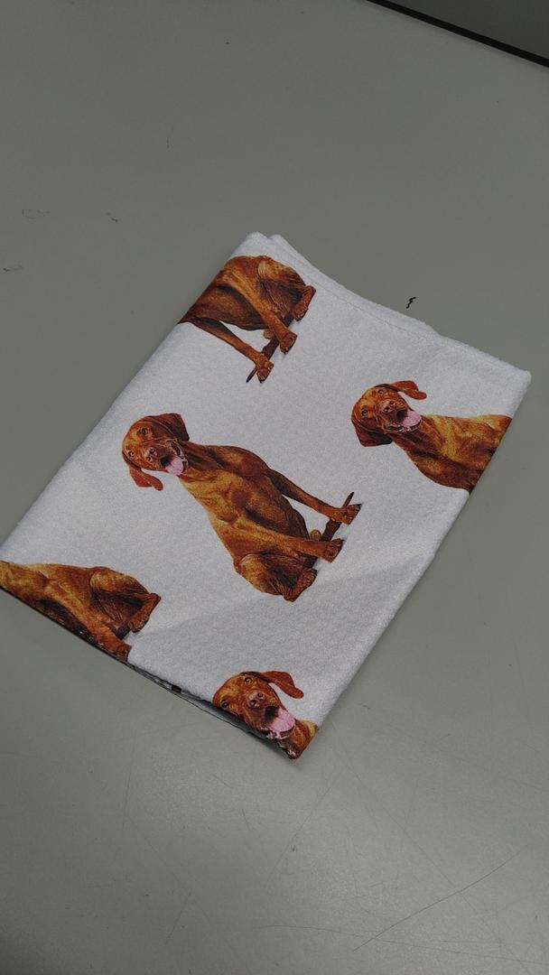 Yorhifa Vizsla Gifts Kitchen Towels, Vizsla Dog Gifts for Women Men Dish Tea Towels for Kitchen Bathroom Decor, Dog Lover Gifts Hand Towels for Bathroom Decor, 16x24 Inches