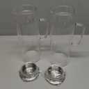 Set of 2 Glass Pitcher with Lid,2 Quart (64 oz / 1.9 Liter) Leak Proof,Glass Water Jugs, BPA-Free,Microwave & Dishwasher Safe Pitcher,Sun & Iced Tea, Sangria,Cold Brew Coffee & More