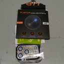 Hoerrye Bling Diamond Camera Lens Protector for iPhone 17 Pro - [1:1 Full Coverage][Strong Adsorption] 9H+ Tempered Glass Screen Protective Cover Case Friendly, Glitter Silver