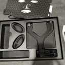 EVFOFO Led Face Mask Light Therapy, Red Light Therapy for Face, 7-1 Colors LED Facial Skin Care Mask, Black