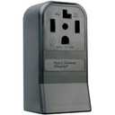 Legrand Pass & Seymour 3884CC6 30 Amp 125/250V 3 Pole 4 Wire Dryer Power Outlet Surface Receptacle, NEMA 14 30R, Black (1 Count)