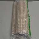 QiCaiJia Front Door Mat 17''x30'', Absorbent Muddy Dirt Resist Washable Non Slip Low-Profile Indoor Doormat, Easy Clean Entryway Welcome Door Mats, Brown