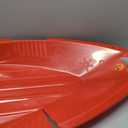 ESP 48" Sno Cruiser Toboggan – Two-Rider Sled – Tough Polyresin, Diamond-Polished Bottom – Red