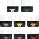 Andis 561475 Premium Clip Animal Comb Set – Built with Plastic, Includes 8 Color Coded Combs of Different Sizes, Attach Comb, All Coat Types, Multicolor