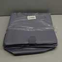 GRANNY SAYS 3-Shelf Closet Organizers and Storage, Foldable Hanging Closet Organizer, Hanging Closet Shelves with 2 Metal Hooks, Leak-Proof Closet Hanging Organizer for Locker & Camper, Gray, 2-Pack