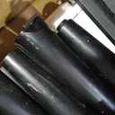 Crosley Furniture Everett Media Console and Record Player Stand with Storage for Vinyl Records, Matte Black