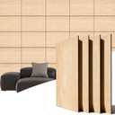 20 Piece Peel and Stick Wall Panels,Sound Proof Foam Panels for Walls Wood Grain Finish Can Replace Slate & Plank for Home Studio &Studio Recording Wall Decor (34.64 X 26.77 X 0.19 in)
