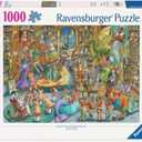 Ravensburger Midnight at The Library 1000 Piece Jigsaw Puzzle for Adults - 12000489 - Handcrafted Tooling, Made in Germany, Every Piece Fits Together Perfectly