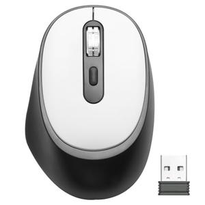 TEZER Wireless Mouse for Laptop, 2.4G Portable Computer Mouse, Ergonomic Design, USB Receiver, for Laptop, PC, Computer, Chromebook, Notebook,