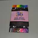 Dual Markers Brush Pens Easter Basket Stuffers, 36 Art Markers for Gifts Trendy Stuff, Double Tip Colored Pen for Adult Coloring Books Art Suppliers