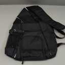 Athletico Sling Bag - Crossbody Backpack for Pickleball, Tennis, Racketball, and Travel for Men and Women (Black)