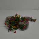 TURNMEON 4 Pcs Artificial Flowers for Outdoors Spring Summer Decor, Fake Hanging Plants UV Resistant Faux Plastic Greenery Hanging Flowers for Outside Gardens Porch Wall Home Indoor (Mixed Color) 