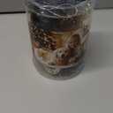 DecorbyHannah Mini Christmas Tree Ornaments, 25ct 1.57inches Blue Gold Christmas Ball Ornaments for Tree Decorations, Small Clear Shatterproof Plastic Hanging Balls Bulk for Xmas, Party, Wedding