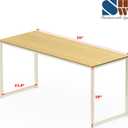 SHW Mission 55-Inch Home Office Computer Desk, Oak