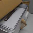 CTIME 4-Tier XL Medicine Organizer with Leather Handle - Portable Pill Case & Empty First Aid Kit for Home, Travel, RV, School, Dorm | Ideal Elderly Gift