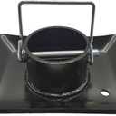 Trailer Jack Foot Plate 5000lbs Capacity with Pin Base for Boat Hitch Camper,A-Frame Boat, RV - Removable Trailer Foot Plate