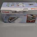 T-Fal Virtuo Steam Iron for Clothes with Retractable Cord, Portable Iron and Steamer for Clothes, Ceramic Nonstick Soleplate, 1500 Watts, Anti-Drip, Auto-Off, Scratch Resistant, Grey