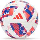 adidas MLS Soccer Ball (5, White/Solar Red/Glory Blue)
