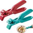 2 PCS Anti-Scald Bowl Clip, Hot Plate Gripper Lifters Tongs, Hot Bowl Dish Plate Gripper Clips Tongs Clamp Holder, 2025 Upgraded Silicone Anti Slip Clip, For Kitchen Dish Bowls Plates