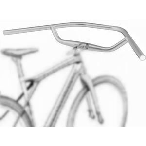 Bike Riser Handlebar 31.8mm, Length 690mm, Universal Bicycle Handle Bars for MTB Gravel Bikes Touring Bikes, Aluminium Alloy, Silver