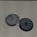 2 Pack 5 Inch 8 Hole Orbital Sander Replacement Pad for Porter Cable 343 343k 343VSK 390 390K 382 Random Orbit Sanders - Hook and Loop Sanding Pad Parts