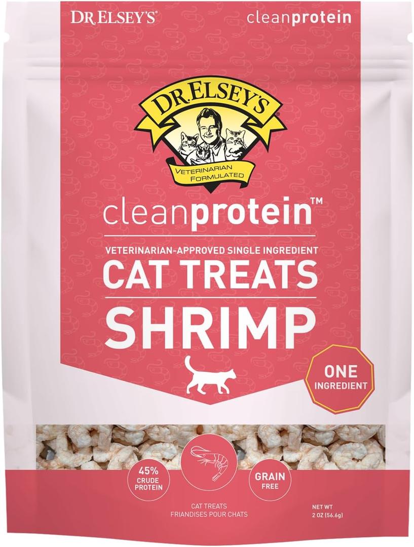 Dr. Elsey's Freeze-Dried Shrimp Cat Treats 2 oz. (EXP 09/01/26)