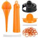 Oil Change Kit Compatible with Harley-Davidson, Complete Motorcycle Oil Change Tool Set with Filter Cap Wrench, Fill Tools & 30Pcs O-Rings