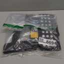 Korpai 9" Folding Step Stool for Adults,Kids,Non-Slip Folding Stools with Portable Handle,Plastic Foldable Step Stool for Kitchen ect,Black,1PC