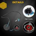 Dual Knock Sensors with Wiring Harness and Intake Manifold Gasket Kit | for Chevy Silverado Avalanche Tahoe, GMC Sierra Yukon, Cadillac Hummer & More GM Vehicles | Replace# 12601822,213-3521,89060413