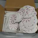 200 pcs Church Candles with Drip Protectors for Devotional Candlelight Vigil Service, Unscented White 5" H X 1/2" D, No Smoke, Shabbat, Praye