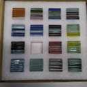 1LB Large Size Mixed Color Mosaic Tiles for Crafts Bulk, 1Inch 12 Colors Options Big Square Shaped Glass Tiles Stained Pieces for Home Handmade Gifts Mosaic Project Supplies