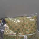 Rectangular Buckwheat Neck Pillows,19.6"x9.8" Flat Cervical Support Pillows for Sleeping, Adjustable Buckwheat Hull Filling for Neck Pain Relief, with Floral Pattern Washable Covers,Green