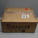 KES Bathroom Vessel Sink, 16" x 13" Oval Vessel Sink for Bathroom Vanity Countertop, Glossy White Ceramic Bowl Sink Egg Shape Above Counter, Modern Look, Crafted to Endure, BVS124, White