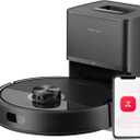 roborock Q7 M5+ Robot Vacuum and Mop, Upgraded from Q5 Max+, Up to 7-9 Weeks Self-Empty, 10000Pa Suction, Dual Anti-Tangle System for Pet Hair & Carpet, PreciSense LiDAR Navigation, App Control, Black