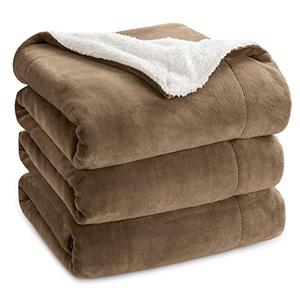 Amazon.com: Bedsure GentleSoft Sherpa Fleece Blankets King Size for Bed - Thick and Warm Throw for Women and Men, Soft Fuzzy Plush King Blanket for Winter, Camel, 108x90 Inches : Home & Kitchen