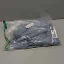 HOMEIDEAS Non-See-Through Stone Blue Privacy Semi Sheer Curtains 63 Inches Long 2 Panels Set Light Filtering Curtains for Living Room Bedroom Drapes,W52xL63